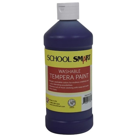 School Smart School Smart 2002744 1 Pint Washable Tempera Paint; Purple 2002744